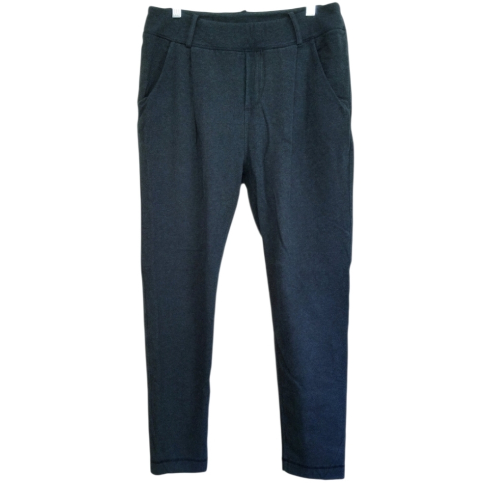 Lululemon Athletica Dark Gray / Charcoal Straight Leg Pull-On Trouser Pants